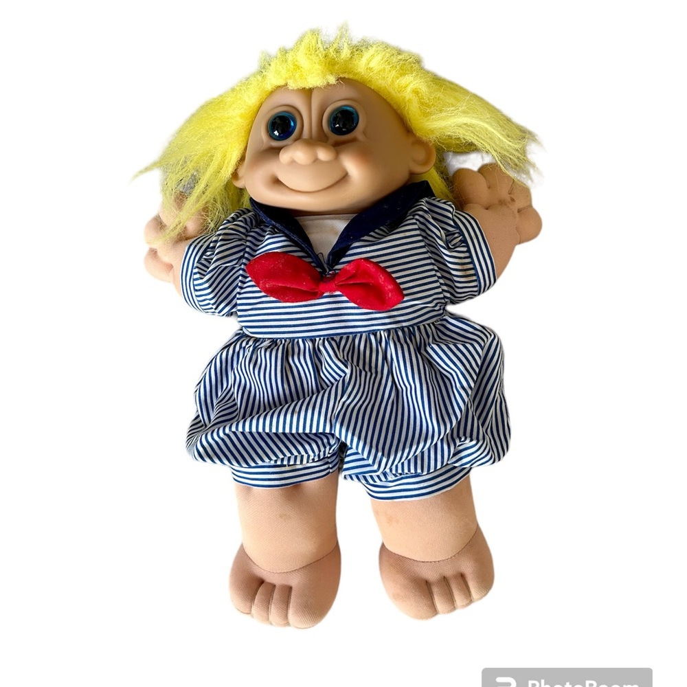 RUSS Vintage Large Kidz Skippy Troll Doll 1990’s